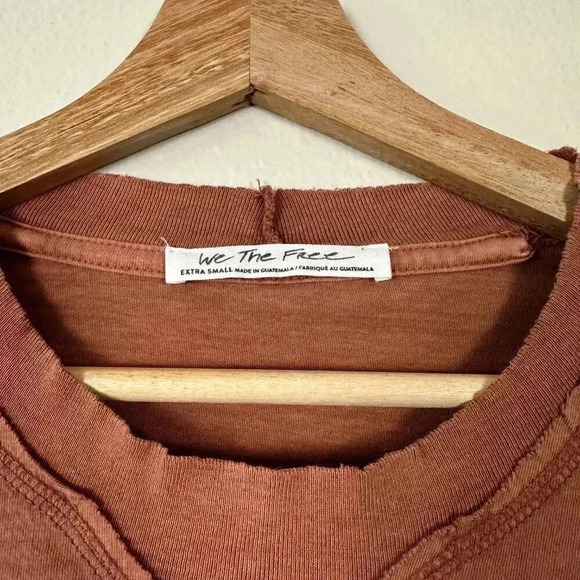 Free People We the Free Clover Puff Shoulder Top Mesa XS - Picture 4 of 4